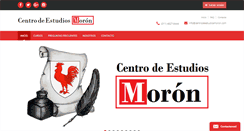 Desktop Screenshot of centrodeestudiosmoron.com